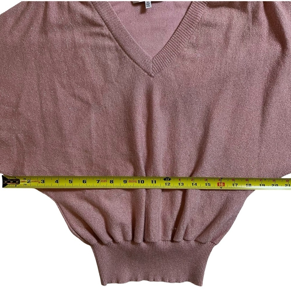 Milly Metallic V-Neck Dolman Top - Picture 9 of 9